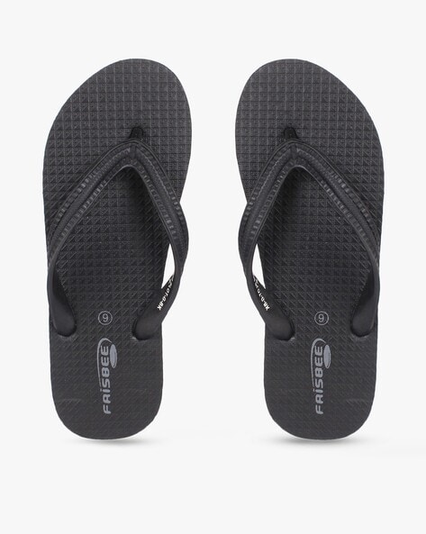 #FRISBEE - Thong-Strap Flip-Flops with Textured Footbed