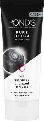 POND's Pure Detox Brightening  with Activated Charcoal Face Wash  (200 g)
