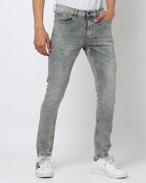 #PRODUKT BY JACK & JONES - Acid Heavily Washed Slim Fit Jeans