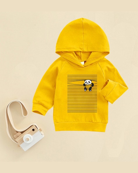 #KIDDY STAR - Boys Striped Regular Fit Hoodie