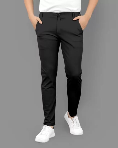 #LINOGES - Flat-Front Pants with Insert-Pockets