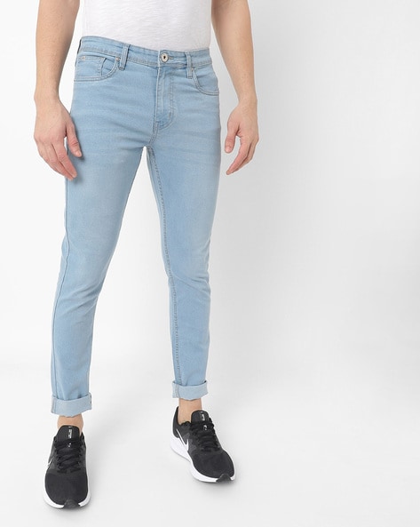 #DNMX - Men Lightly Washed Skinny Fit Jeans | 32