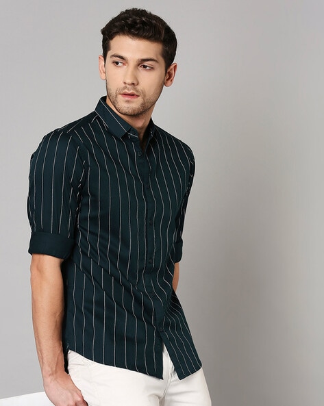 #DENNISLINGOPREMIUMATTIRE - Striped Slim Fit Shirt