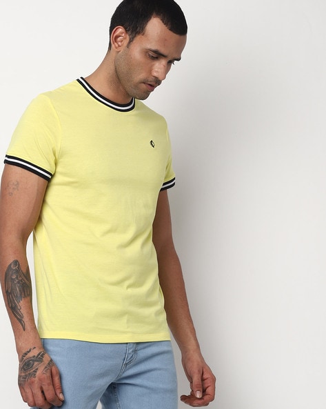 #PRODUKTBYJACK&JONES - Slim Fit Crew-Neck T-shirt with Contrast Neckline