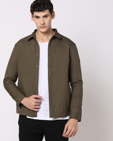 #JOHNPLAYERSJEANS - Slim Fit Button-Down Jacket