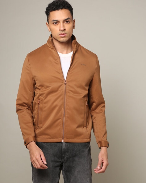 #FORTCOLLINS - Men Zip-Front Regular Fit Jacket