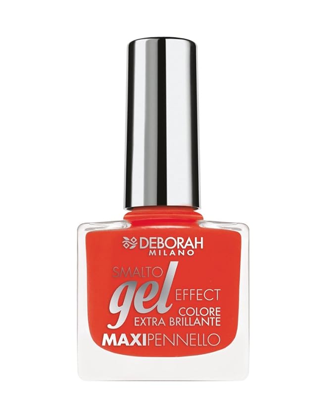 Deborah Milano Gel Effect Nail Enamel, Coral Flash