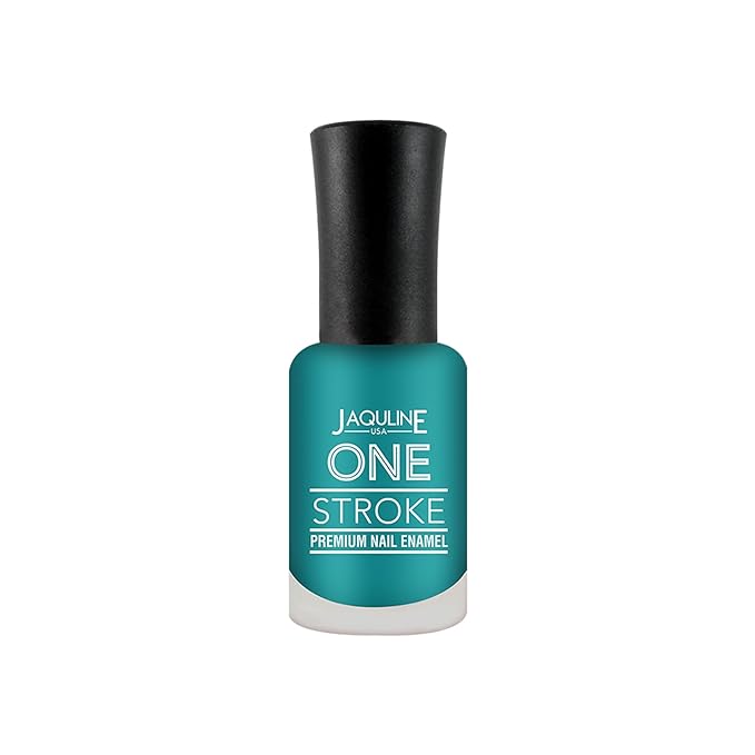 Jaquline USA One Stroke Premium Nail Enamel Grape |Mint Icing 10 |8 ml| Chip Resistant | Voluptuous Gel Finish|Impeccable Color | Seamless Application | Long-lasting | Harmful Chemical Free