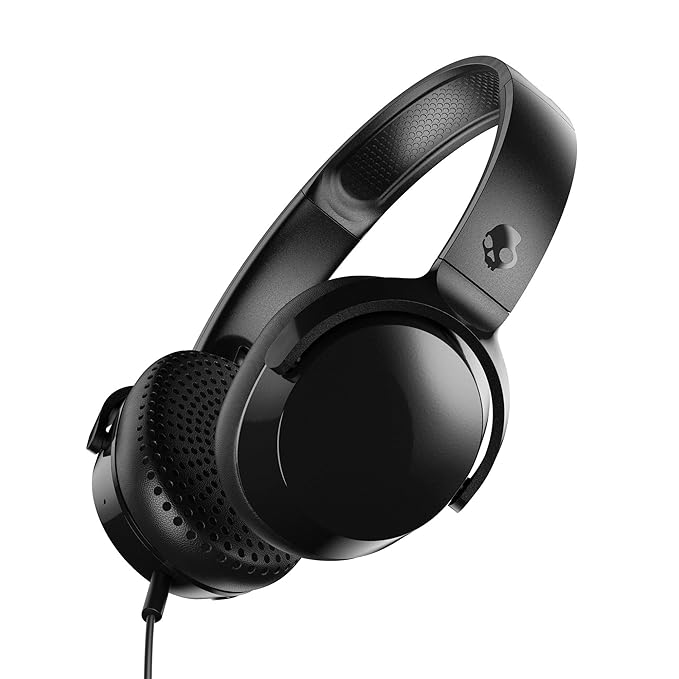 [Apply Coupon] - Skullcandy Riff Wired On Ear Headphone with Mic (Black)