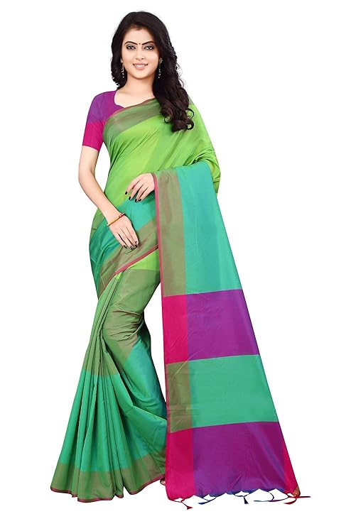 DHRUVI TRENDZ Women saree with blouse