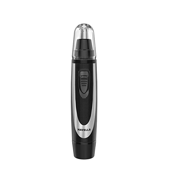 Havells Ne6322 Nose&Ear Hair Trimmer,Battery Operated&Easy To Carry (Black), Unisex