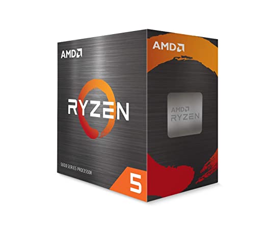 AMD 5000 Series Ryzen 5 5600X Desktop Processor 6 cores 12 Threads 35 MB Cache 3.7 GHz Upto 4.6 GHz AM4 Socket 500 Series Chipset (100-100000065BOX)