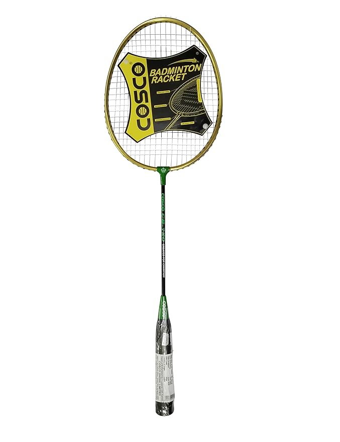 Cosco CB 120 Gold Green Badminton Racket