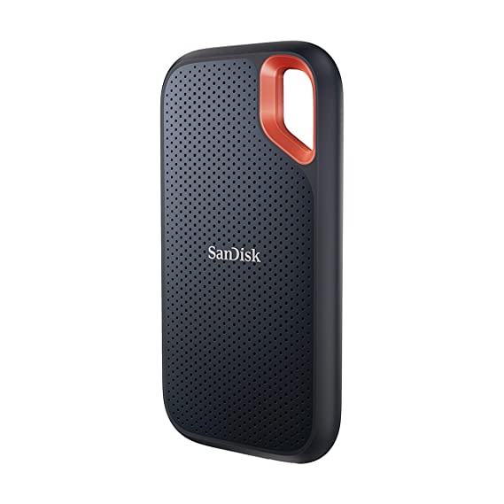 Sandisk Extreme Portable 1TB, 1050MB/s R, 1000MB/s W, 3mtr Drop Protection, IP65 Water/dust Resistance, HW Encryption, PC,MAC & TypeC Smartphone Compatible, 5Y Warranty, External SSD, Black Color