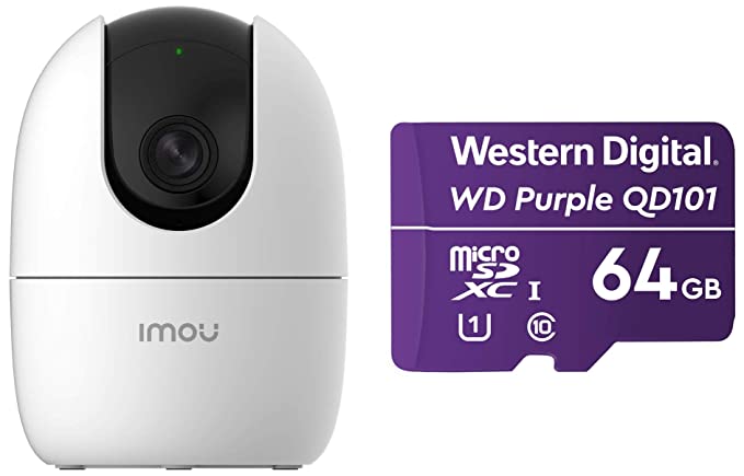 Imou Wi-Fi 1080p Full HD Viewing Area Wireless Security Camera, White