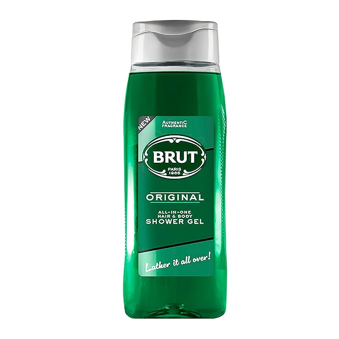 Brut Original ALL-IN-ONE Shower gel for Hair & Body | Body Wash for Men| Authentic Fragrance 500ml