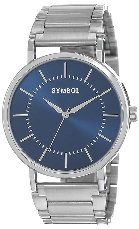 Amazon Brand - Symbol Analog Men's Watch (Dial Colored Strap)