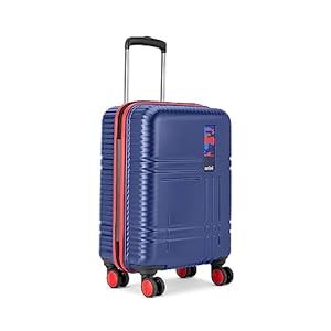 Safari Zany 55 Cms Small Cabin Polycarbonate Hardsided 8 Wheels Luggage/Speed_Wheel Suitcase/Trolley Bag with TSA Lock (Midnight Blue)