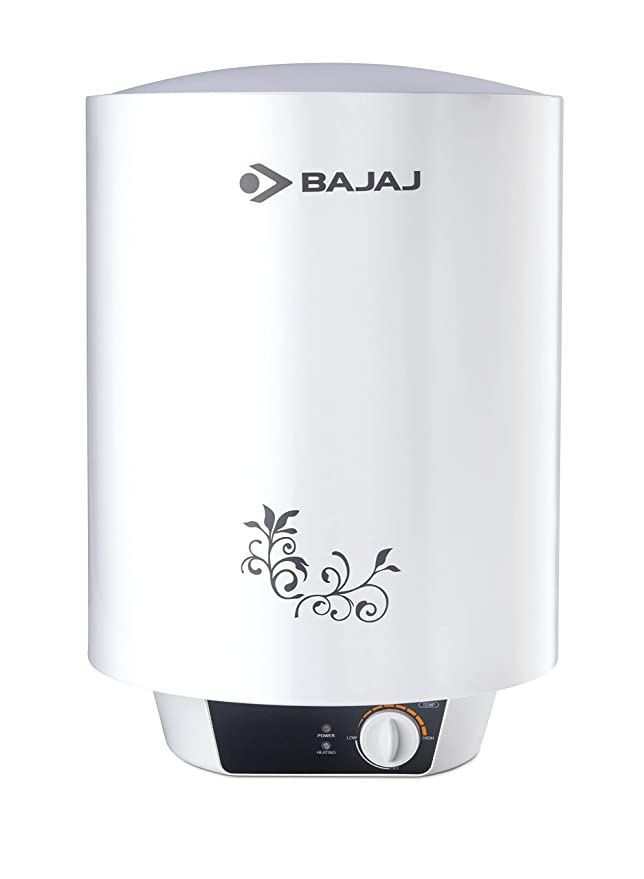 Bajaj Shield Series New Shakti 25L Vertical Storage Water Heater For Home| 5-Star Rated Geyser| Multiple Safety Systems| For High Rise Buildings| 10-Yr Tank 6-Yr Element 4-Yr Product Warranty| White