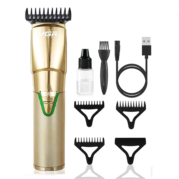 VGR V-903 Professional Hair Trimmer Runtime 100 min, Trimmer for Men, Gold