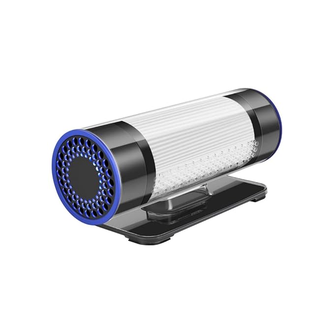 Sulfar F003 Car Air Purifier with Replaceable High Efficiency Carbon Filter (HEPA), De-odorizer That removes Smoke, Dust, Pollen and Bad Odors in a car or a Small Space