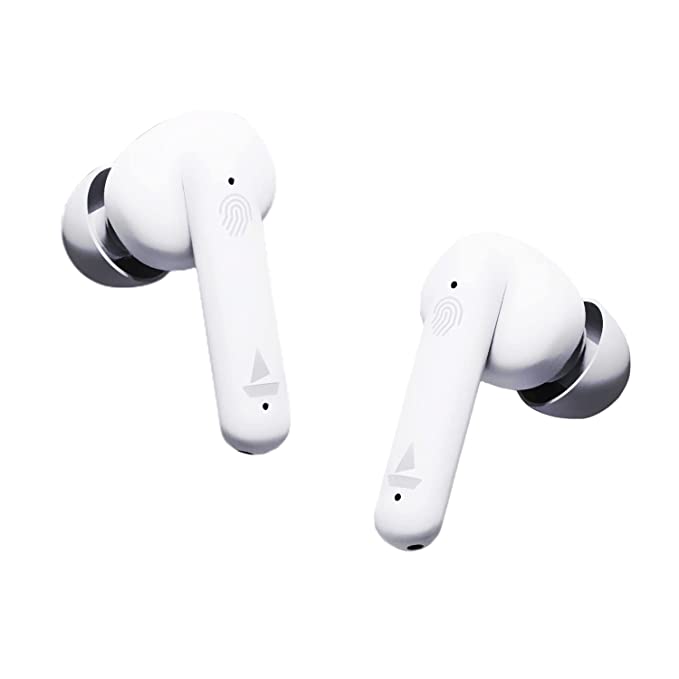 boAt Airdopes 141, Low Latency, ENx Tech, 42HRS Battery, Fast Charge, IWP, IPX4, v5.1 Bluetooth Earbuds, TWS Ear Buds Wireless Earphones with mic (Pure White)