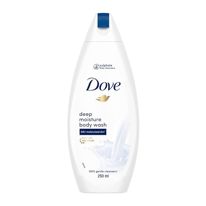 Dove Deeply Nourishing Body Wash, With Moisturisers For Softer, Smoother Skin, 250 ml