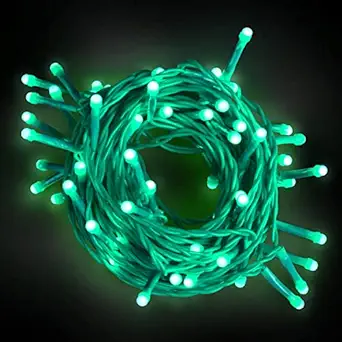 EcoLink StarGlow 9-Meter LED String Light for Decoration | 3-watt, Green | Pack of 1