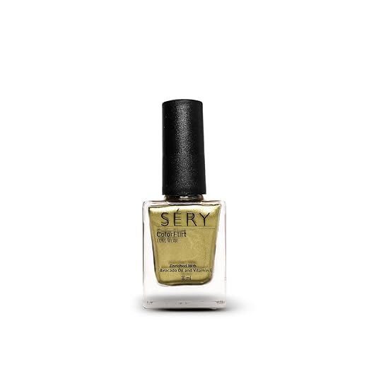 SÉRY Colorflirt Nail Polish, Glossy, Quick Dry, High Coverage, Chip Resistant, Long Lasting, Metallic Finish - Celebration Collection Vivacious, 10Ml