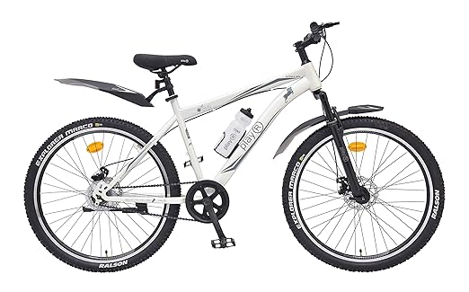 playR Stallion 27.5 Inch - Single Speed - Front Wheel Shock Abs - Front and Rear Disc Brake - Stallion White