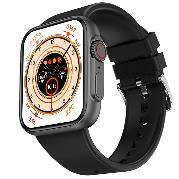 [Apply Coupon] - Fire-Boltt Gladiator 1.96" Biggest Display Smart Watch with Bluetooth Calling, Voice Assistant &123 Sports Modes, 8 Unique UI Interactions, SpO2, 24/7 Heart Rate Tracking (Black)