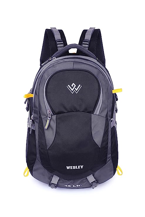 Wesley Spartan 45 Ltr Unisex trekking Rucksack Travel Backpack with Raincover and Internal Organiser