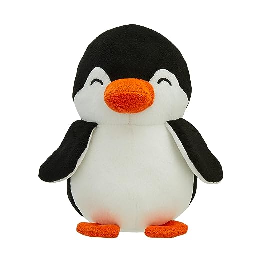 Amazon Brand - Jam & Honey Soft Penguin Plush Toy for Kids | Soft Toy for Boys and Girls | Super-Soft and Safe| Ideal for Gifting | Height 17 cm | Black and White