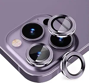 GadgetBite Camera Lens Protector for iPhone 14 Pro 6.1"& iPhone 14 Pro Max 6.7", Tempered Glass Camera Lens Protector Tempered Glass Lens Cover Fit for iPhone 14 Pro/iPhone 14 Pro Max (Purple).