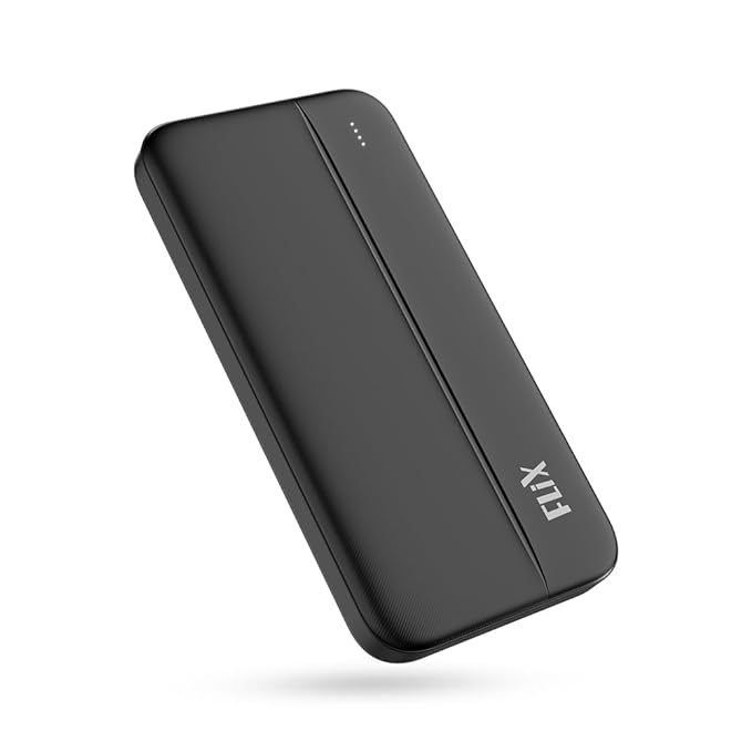 FLiX(Beetel) UltraCharge 10000mAh QCPD Power Bank,USB C/B Input,Tripple Output 22.5W High-Capacity Power Delivery,Compatible to iPhone 14 13 12 11 Samsung S22 23 21 GooglePixel7 Oneplus