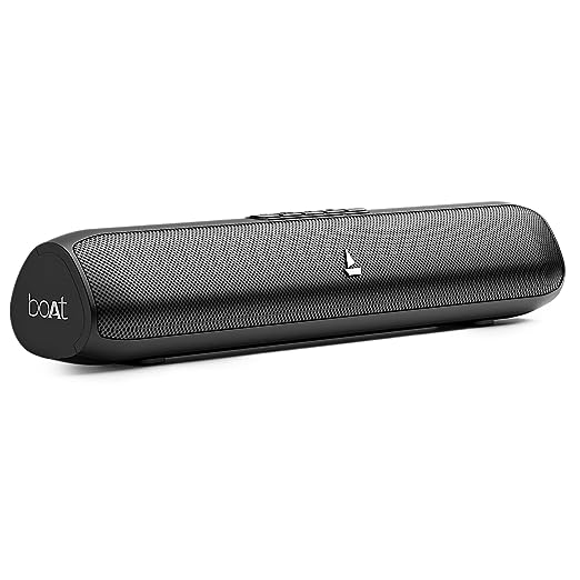 boAt Aavante Bar Groove, 16 W Signature Sound, Multiple Connectivity Modes, 6HRS Playtime, Bluetooth Sound Bar, Soundbar Speaker (Premium Black)