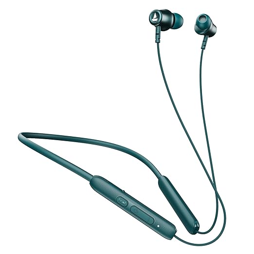 boAt Rockerz 245 V2 Pro Wireless in Ear Neckband with Up to 30 Hrs Playtime, Enx@9 Tech, Asap@9 Charge, Beast@9 Mode, Dual Pairing, Magnetic Buds,USB Type-C Interface&Ipx5(Teal Green)