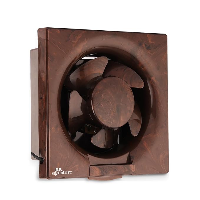 [Apply Coupon] - RR Signature Vento Deluxe 150 MM Exhaust Fan For Bathroom, Kitchen with Strong Air Suction, Rust Proof Body and Dust Protection Shutters (Marble Brown), 3 Year Warranty