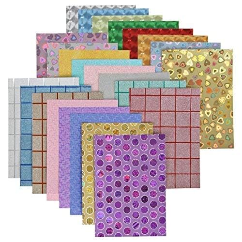 Eclet A4 Size Printed Decorative Sticker Sheet Paper Pre Printed Paper for Notebooks, Gifts, Paintings etc Pack of 10 Sheets (80GSM)C