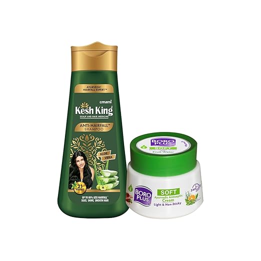 BoroPlus Soft Ayurvedic Antiseptic Cream 50gm (Free Kesh King Shampoo 30ml)