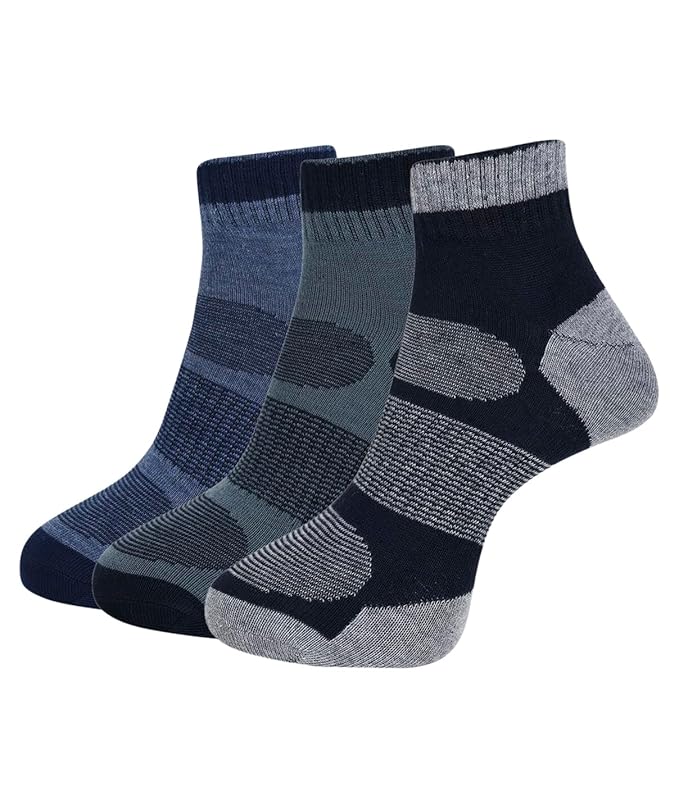 [Apply Coupon] - Dollar Socks For Men Ankle Length (Pack of 3)