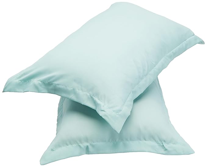 Amazon Brand - Solimo Microfiber Solid Pillow Cover (Green)