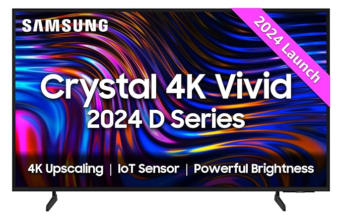 [Apply Coupon] - Samsung 108 cm (43 inches) D Series Crystal 4K Vivid Ultra HD Smart LED TV UA43DUE70BKLXL (Black)