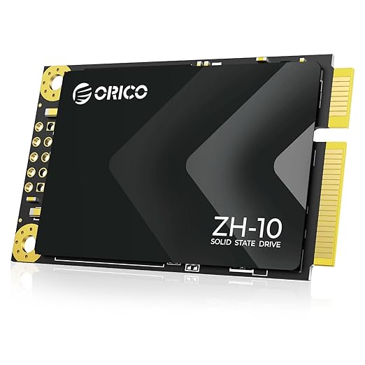 ORICO 256GB mSATA SSD SATA III, 5 Gbps 3D NAND Internal Solid State Drive for Laptops Ultrabooks Desktop-ZH10