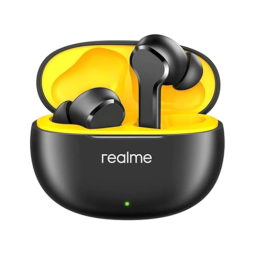 [Apply Coupon] - realme Buds T110 with Ai Enc for Calls, Upto 38 Hours of Playback and Fast Charging Bluetooth in Ear Headset (Punk Black, True Wireless)