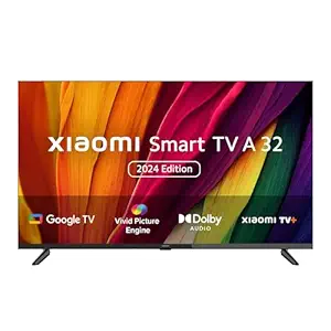 Xiaomi Smart TV A 80 cm (32) HD Ready Smart Google LED TV L32MA-AIN (Black)