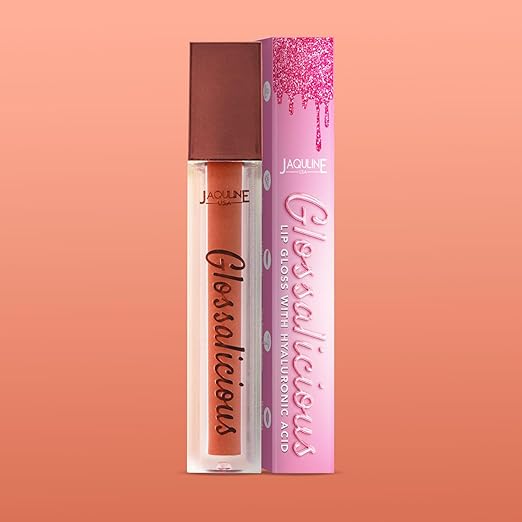 Jaquline USA Glossalicious Lip Gloss Candy floss|Glossy Finish| With Jojoba oil and Shea Butter|Lightweight|3.5ml