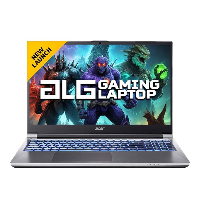 Acer ALG Gaming Laptop 12th Gen Intel Core i5 Processor (16GB RAM/512GB SSD/6GB RTX3050/144Hz/Win11Home/Wifi 6) AL15G-52, 39.62cm (15.6") Full HD, Premium Metal Body, Steel Gray, 1.99KG