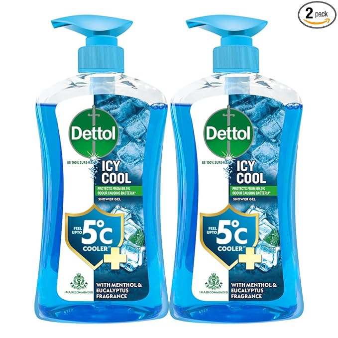 Dettol Body Wash and Shower Gel, Cool-500ml,Pack Of 2