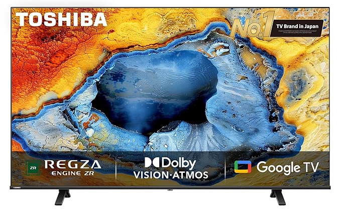 [Apply Coupon] - TOSHIBA 108 cm (43 inches) C350NP Series 4K Ultra HD Smart LED Google TV 43C350NP (Black)